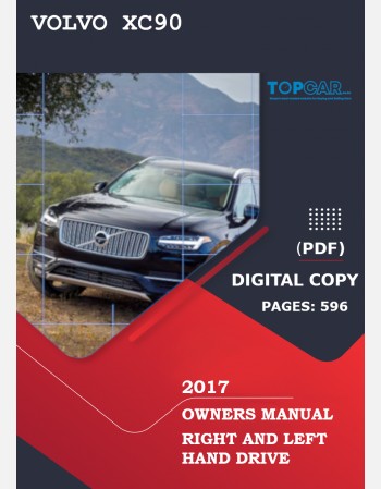 2017 volvo xc90 owners manual lhd&rhd